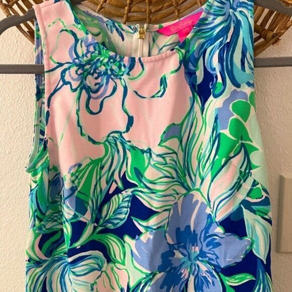 Lilly Pulitzer Floral Sleeveless Blouse - Excellent Condition - Size XXS - Picture 11 of 14
